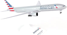 Load image into Gallery viewer, SkyMarks American 777-300 Model Airplane - 14.5 Inch Plastic with Display Stand