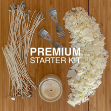 Load image into Gallery viewer, 5 lb Eco-Friendly Soy Candle Wax with 100 Pre-Waxed Wicks - DIY Essential Kit