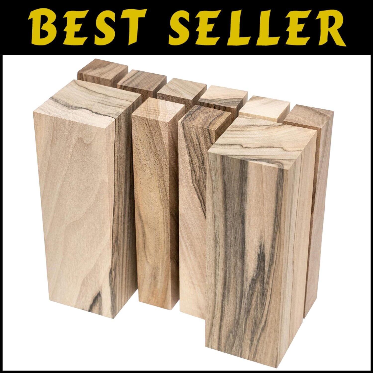 10 Premium Wooden Blocks for Carving Projects - Smooth Edges & Easy Crafting
