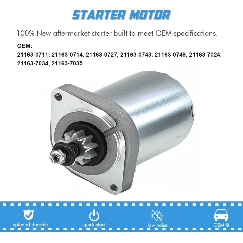 Efficient Lawn Mower Starter for Kawasaki FR730V & More - Direct OEM Replacement