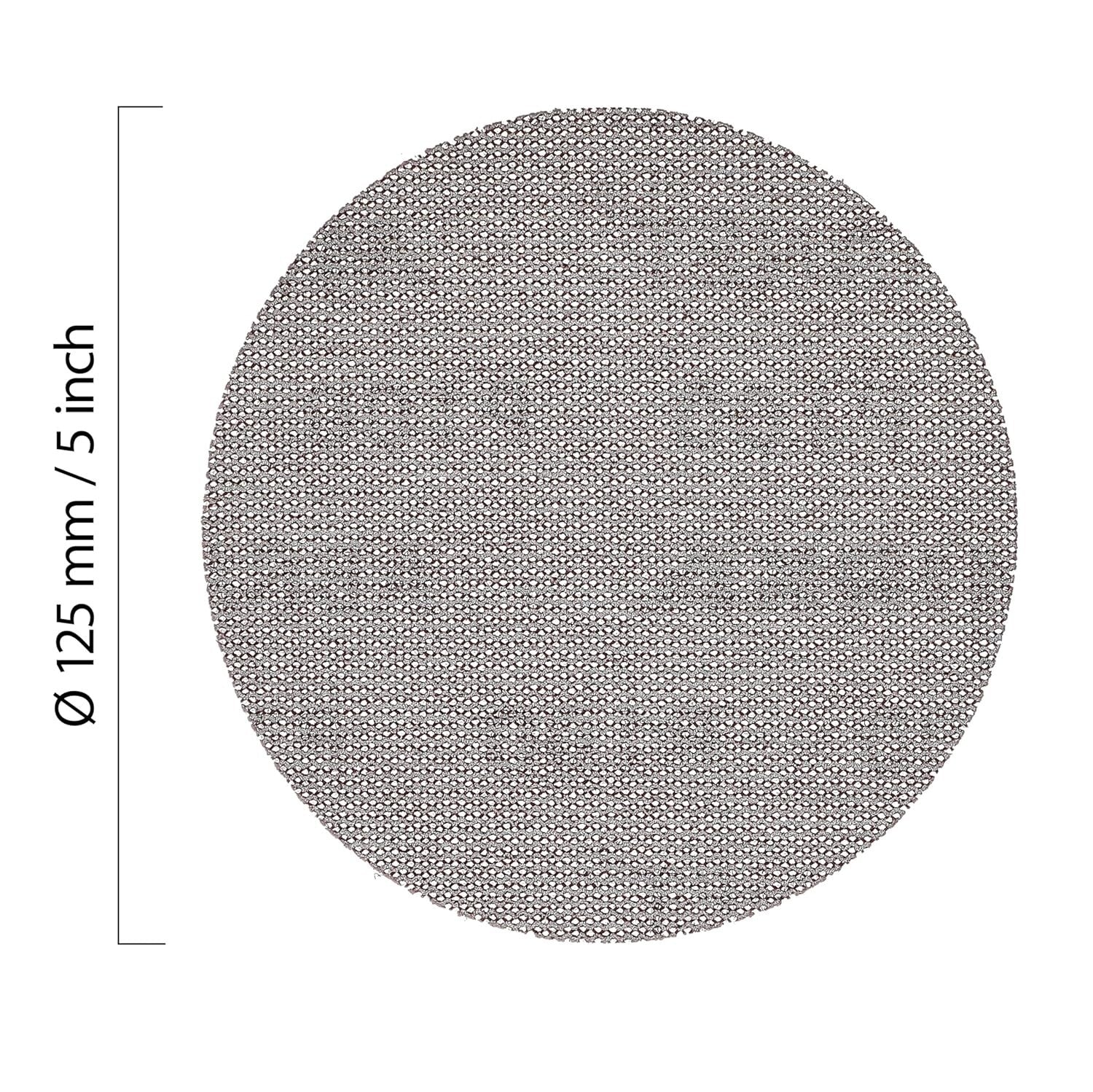 35-Piece Abranet Hook and Loop Sanding Disc Mix-Pack - 5-Inch for All Materials