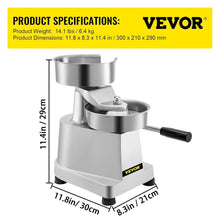 Load image into Gallery viewer, Easy-Clean 5-Inch Burger Press with 1000 Patty Papers for Restaurant &amp; Home Use