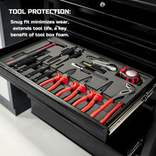 Load image into Gallery viewer, Protective Black Polyethylene Tool Box Foam - 3 Pack, Easy to Cut &amp; Install