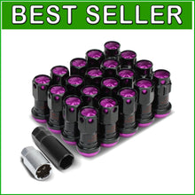 Load image into Gallery viewer, Heavy-Duty M12 x 1.25 Alloy Steel Lug Nuts - 16 Closed End + Lock Nuts Included