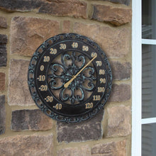 Load image into Gallery viewer, Large 13-Inch Black Wall Thermometer with Retro Design - Ideal Gift for Home