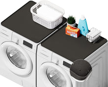 Load image into Gallery viewer, Versatile Non-Slip Washer/Dryer Top Mats - Waterproof 2-Pack 26"x26" Dark Gray