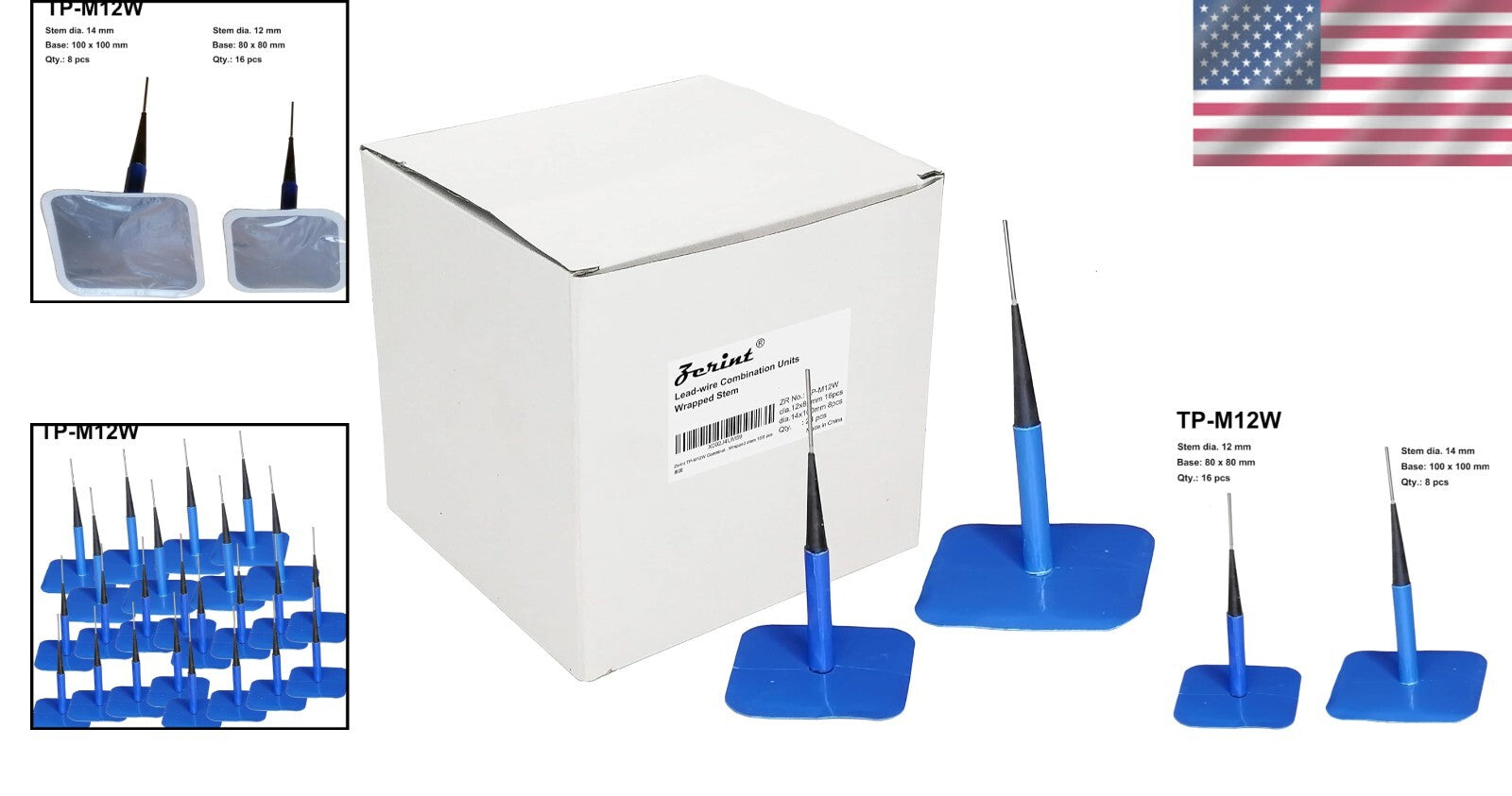 Complete Tire Repair Kit - 16 Wrapped Stem & 8 Patch Combo for Efficient Repairs