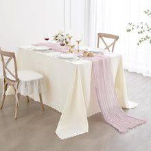 Load image into Gallery viewer, Versatile 10-Pack Pink Table Runners - Cozy Addition for Weddings &amp; Birthdays