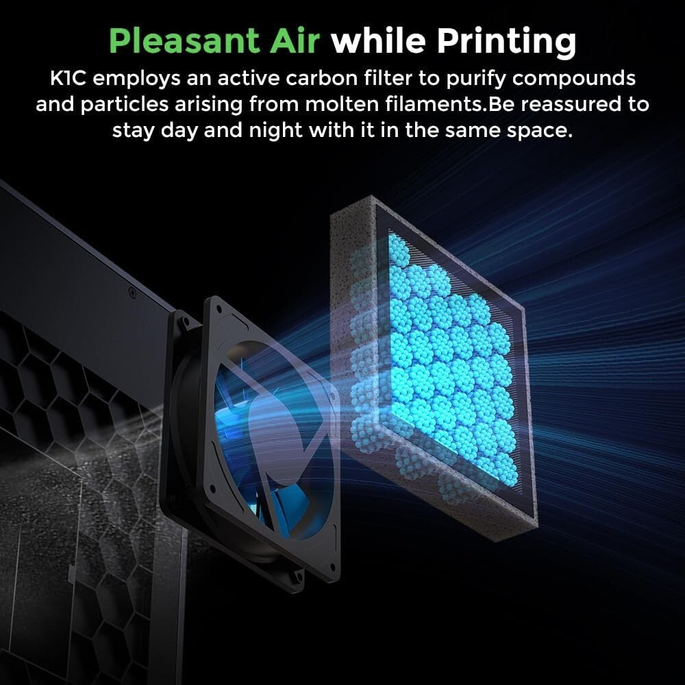 2024 Creality 3D Printer - Fast 600mm/s with Auto Leveling & Clog-Free Extruder