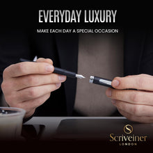 Load image into Gallery viewer, Premium Matt Black Fountain Pen with Smooth Grip - Executive Writing Instrument