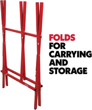 Load image into Gallery viewer, Durable Foldable Sawbuck with High-Speed Steel Blade for Safe Logging &amp; Firewood