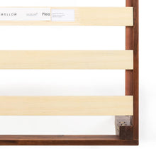 Load image into Gallery viewer, King-Sized Platform Bed Frame - Espresso Finish, Solid Wood, 440 lbs Capacity