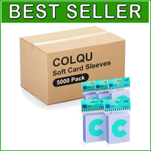 Load image into Gallery viewer, 5000 Clear Penny Card Sleeves - Ultimate Protection for Trading Card Collectors