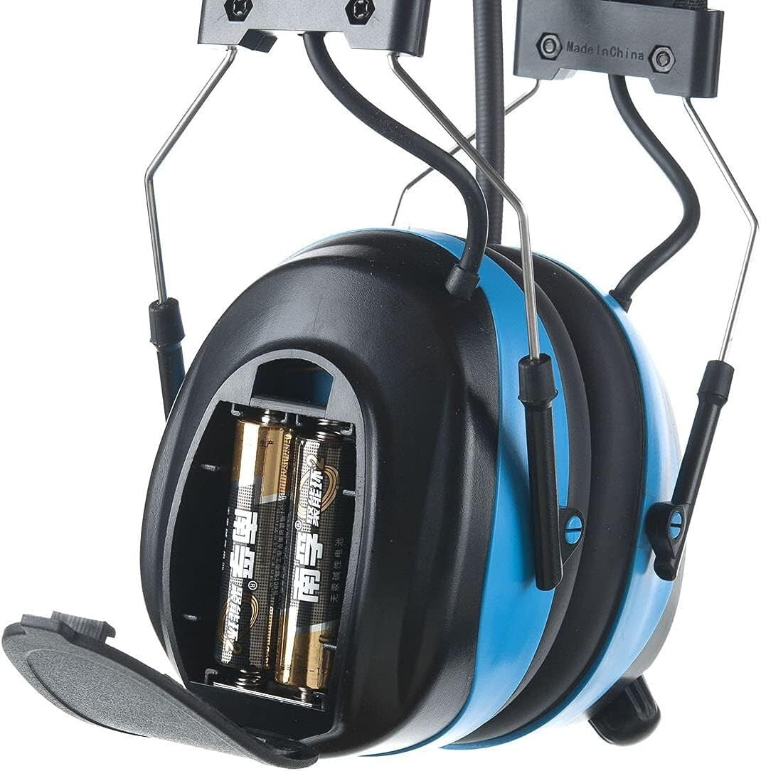 Over-Ear AM/FM Radio Ear Muffs with 25dB Noise Reduction for Comfort and Safety