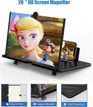 Load image into Gallery viewer, Portable 20'' 3D HD Phone Screen Magnifier for Movies &amp; Gaming - Foldable Design