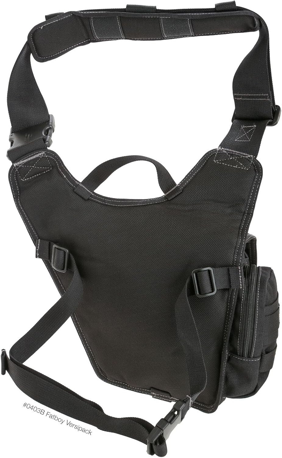 Ergonomic Fatboy Versipack - Stylish Nylon Sling Bag with Quick-Release Buckles