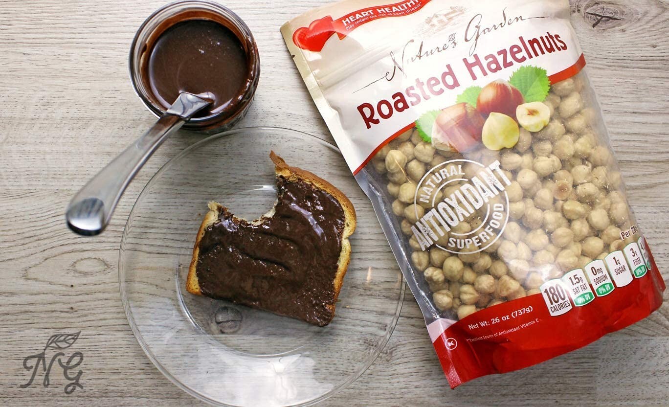 Nature’s Garden Roasted Hazelnuts - 78 Oz Bulk Pack of 3 for Healthy Snacking