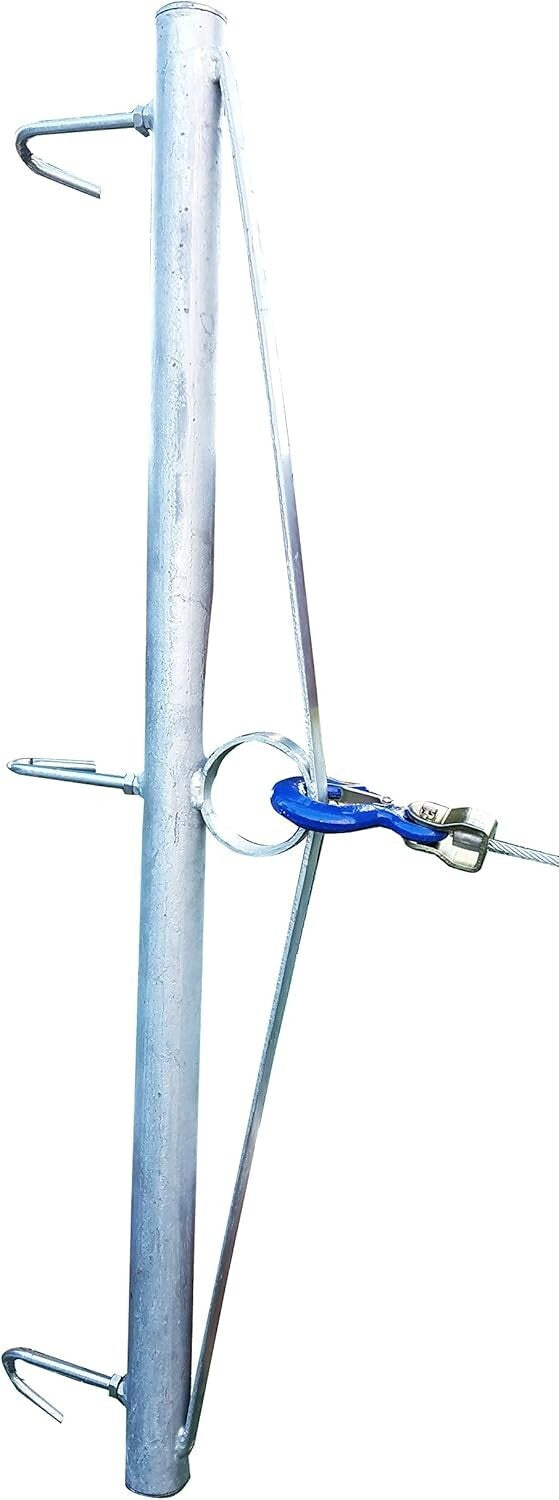 Efficient Woven Wire Fence Stretcher with Welded Steel Bow – 324 lbs Capacity