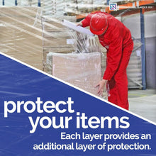 Load image into Gallery viewer, Commercial Quality 18" Stretch Film - 1500 Feet Clear, 4-Pack for Heavy Loads