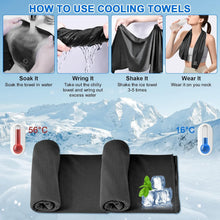 Load image into Gallery viewer, Portable Cooling Towels Set - 20 Soft, Quick-Dry Towels for Exercise &amp; Hot Days