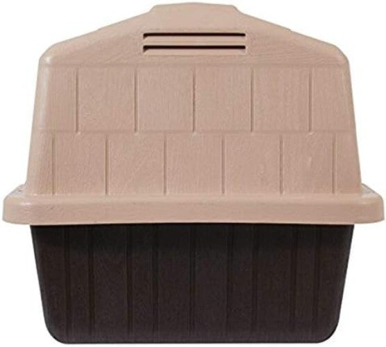 Weather-Resistant Aspen Pet Outdoor Dog House for Medium Breeds (25-50 lbs)