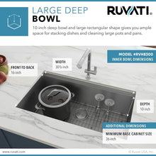 Load image into Gallery viewer, 32-Inch Workstation Undermount Stainless Steel Kitchen Sink with Cutting Board