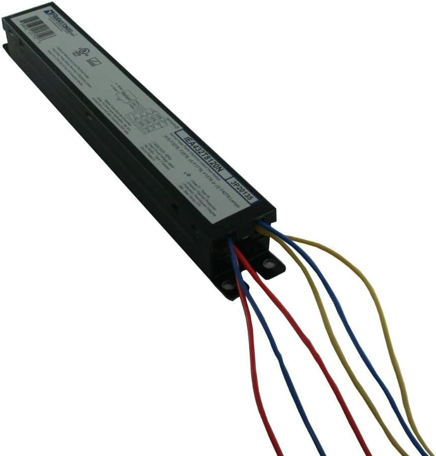 High-Efficiency Robertson Electronic Ballast for 3/4 T8 Lamps - Instant Start