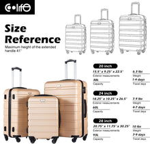 Load image into Gallery viewer, Apple Green 3-Piece Travel Luggage Set - Ergonomic Design, Ultimate Security
