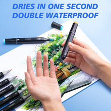 Load image into Gallery viewer, Refillable Alcohol Markers - Super Marker Set with 262 Colors &amp; Carrying Case