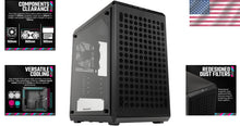 Load image into Gallery viewer, Versatile Micro-ATX Case with Edge-to-Edge Glass &amp; Efficient Cable Management