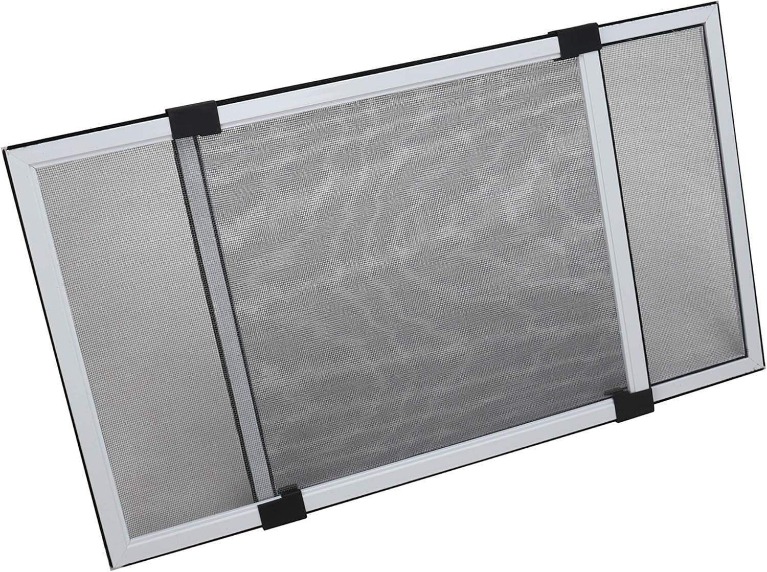 Durable 2-Pack Expandable Window Screens 15.74''H x 21-40''W - Tool-Free Install