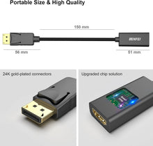 Load image into Gallery viewer, High-Performance DisplayPort to HDMI Adapter - 10 Pack for Enhanced Connectivity