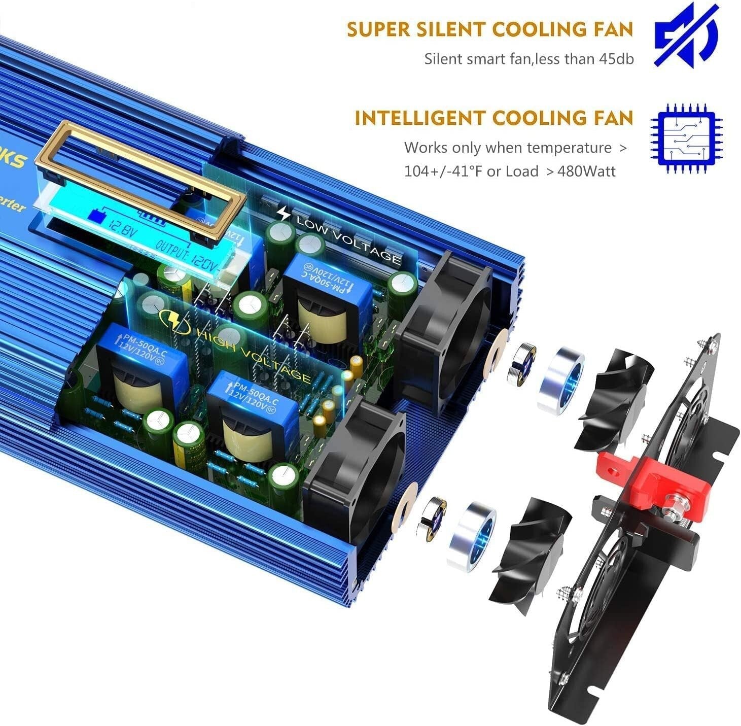 2000W Remote-Controlled Inverter with Dual USB Ports for Outdoor Adventures