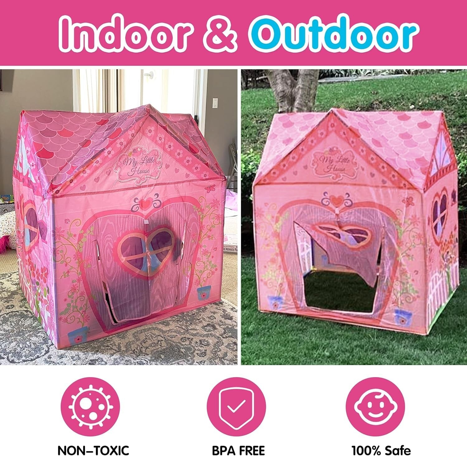 Delightful Castle Tent for Kids - Perfect Playhouse for Role-Playing Adventures