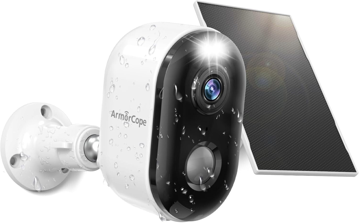 Battery Powered Outdoor Security Camera: Waterproof, 2-Way Talk, Solar Ready