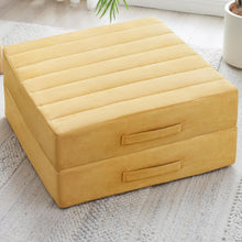 Load image into Gallery viewer, Geometric Design Memory Foam Floor Pillows - Perfect for Relaxation