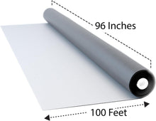 Load image into Gallery viewer, Heavy-Duty 96" x 100 ft Fiberglass Screen Mesh Roll for Windows &amp; Doors - Gray