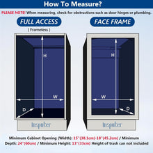 Load image into Gallery viewer, Heavy-Duty Dual Pull-Out Trash Can Kit with Soft-Close for Kitchen Organization