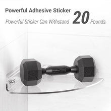 Load image into Gallery viewer, Functional Space-Saving Corner Shelves Set - No-Drill Adhesive Shower Organizer