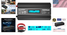Load image into Gallery viewer, 1000W Pure Sine Wave Inverter - ETL Certified, LCD Display, Ideal for RVs