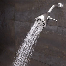 Load image into Gallery viewer, Polished Chrome High Pressure Shower Head with Adjustable Anystream Technology