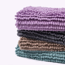 Load image into Gallery viewer, Luxurious 36"x24" Chenille Bath Mat - Soft, Absorbent &amp; Non-Slip Safety Rug