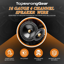 Load image into Gallery viewer, 20ft 16AWG 9-Conductor OFC Speaker Cable - Ideal for 4-Channel Installations