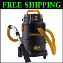 Load image into Gallery viewer, Multi-Use 8 Gallon HEPA Wet/Dry Vac with 10ft Hose - Professional Cleaning