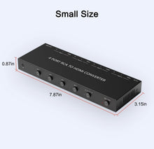 Load image into Gallery viewer, Multi-AV 6-Port RCA to HDMI Converter - Ideal for Gaming and Home Theater