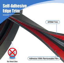 Load image into Gallery viewer, High Quality 100Ft Self-Adhesive Rubber Edge Protector - Black U Channel Trim