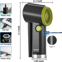 Load image into Gallery viewer, Compact Cordless Air Duster with Nozzles - Efficient Cleaning for Home &amp; Office
