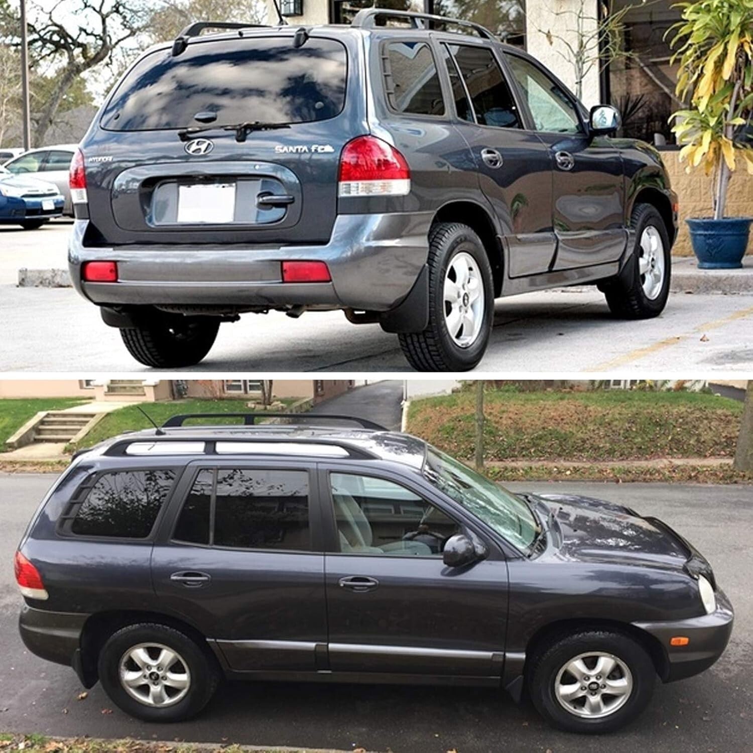 Durable 4-Pc Door Handle Replacement for Hyundai Santa Fe - 12 Month Warranty