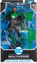 Load image into Gallery viewer, DC Multiverse John Stewart Green Lantern Action Figure with Collectible Art Card