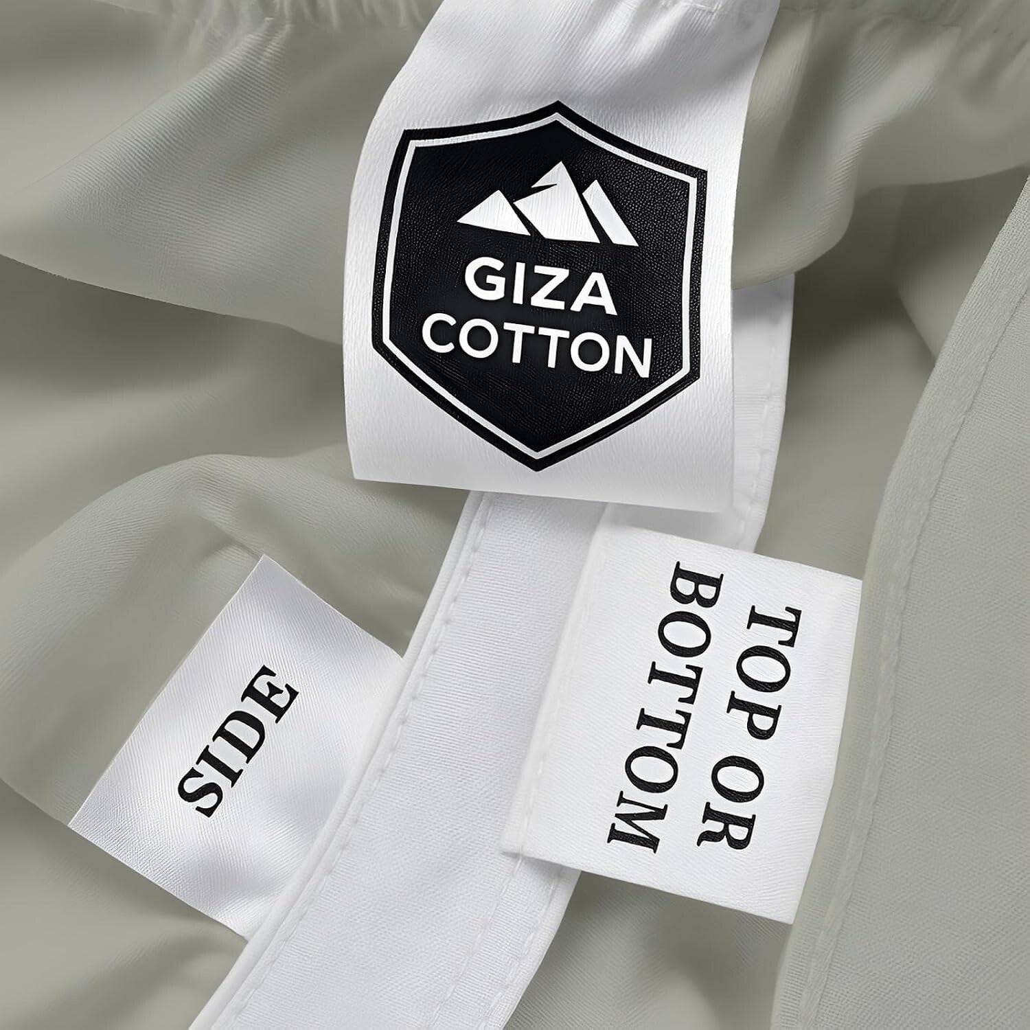 100% Certified Giza Cotton King Size Sheets Set - 4PC Deep Pocket Elegance